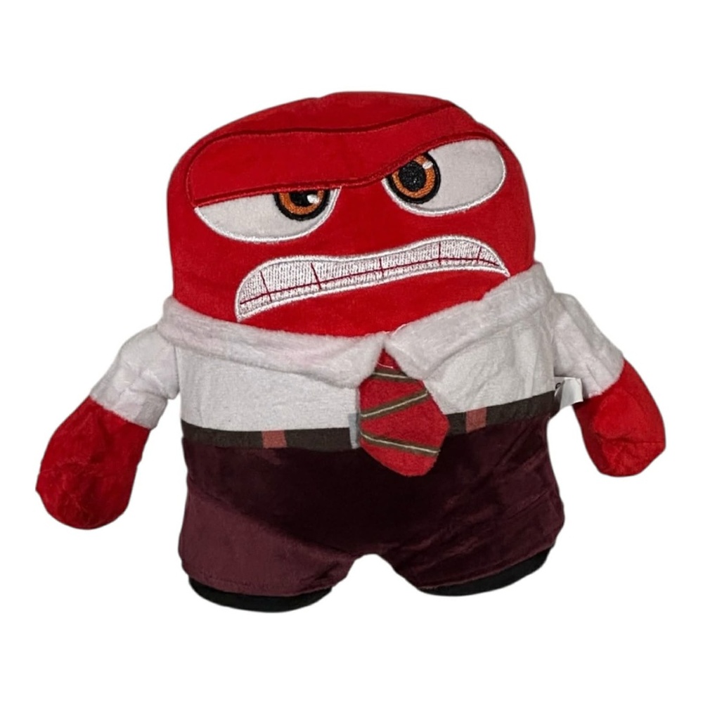 New Inside Out 2 Character Anger Soft Stuffed Plush Toy 7.8 inches Doll (Anger)